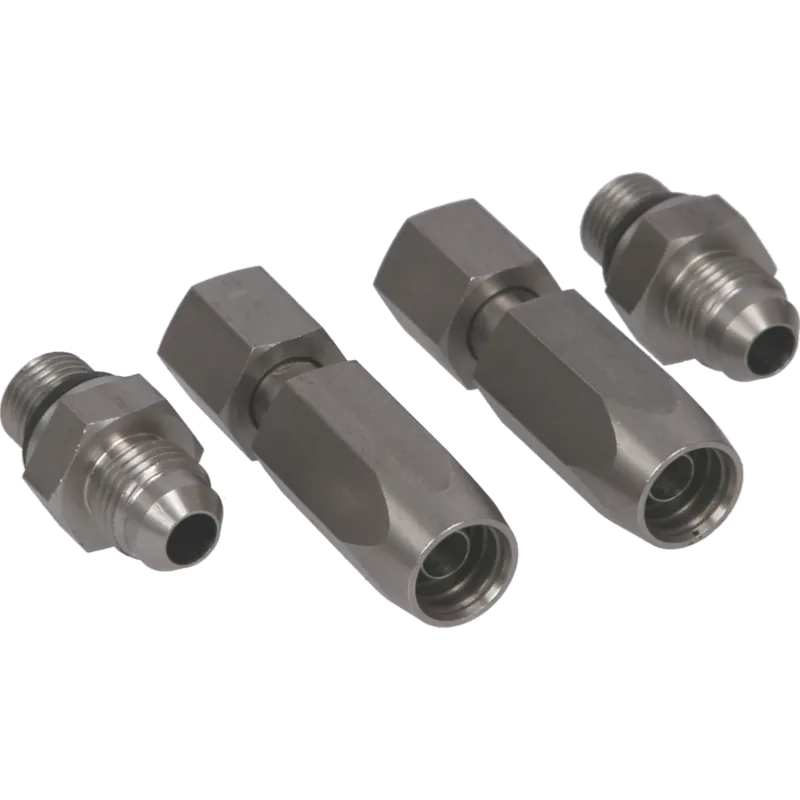 Preiswert Gerader INOX-Anschlusssatz 1/4 BSPP Schlauch Ø8