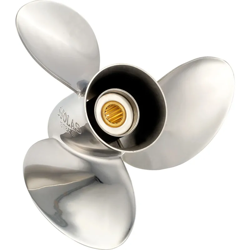 Im Trend Edelstahl Propeller SOLAS HR TITAN 3 Flügel für SUZUKI DF70A bis DF140B