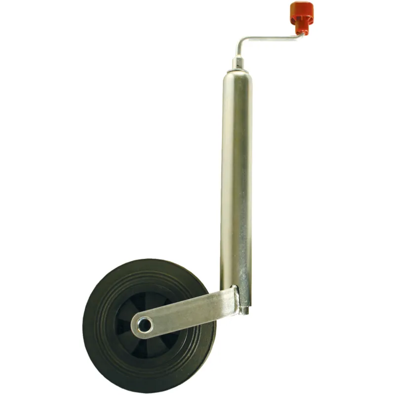 Ausverkauf Stützrad für Anhänger, Durchmesser 48 mm, Tragfähigkeit 150 kg