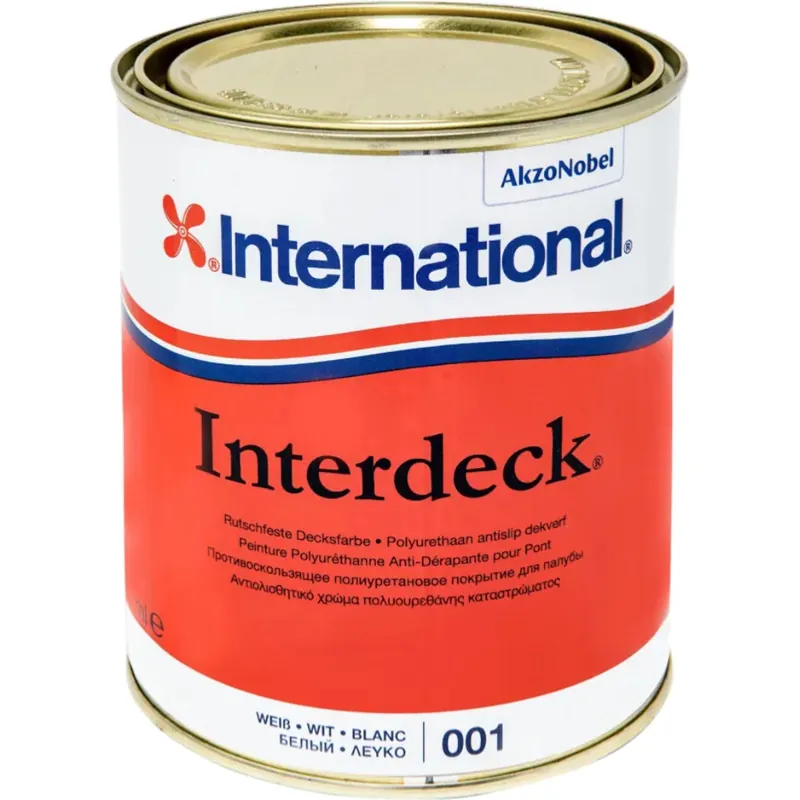 Neue Kollektion Farbe International INTERDECK Weiß / 750ML