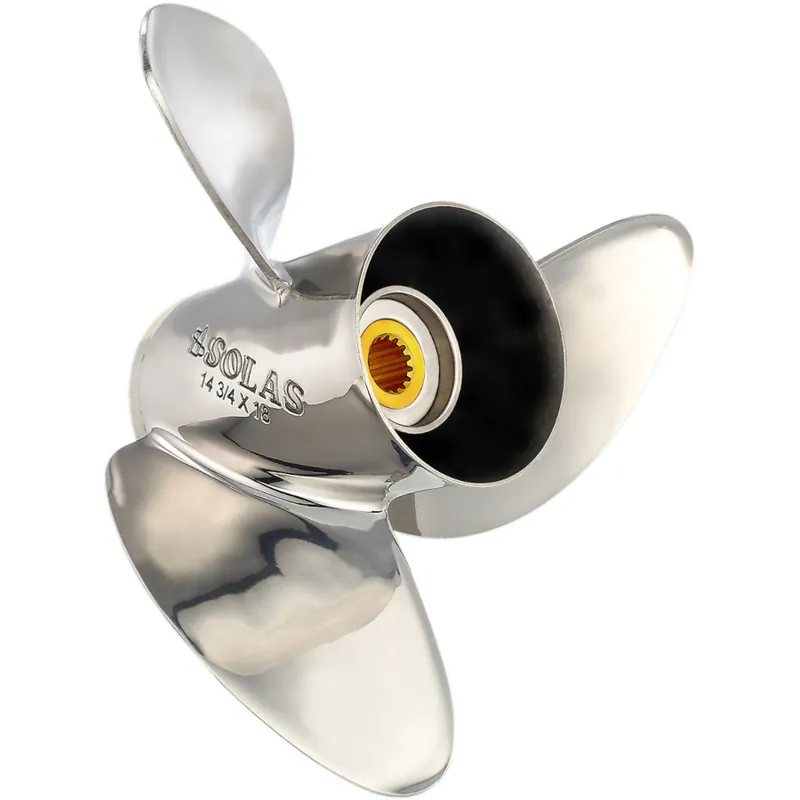 Edelstahlpropeller SOLAS TITAN HR 3 Flügel für MERCURY und HONDA 90-300 Limited Edition