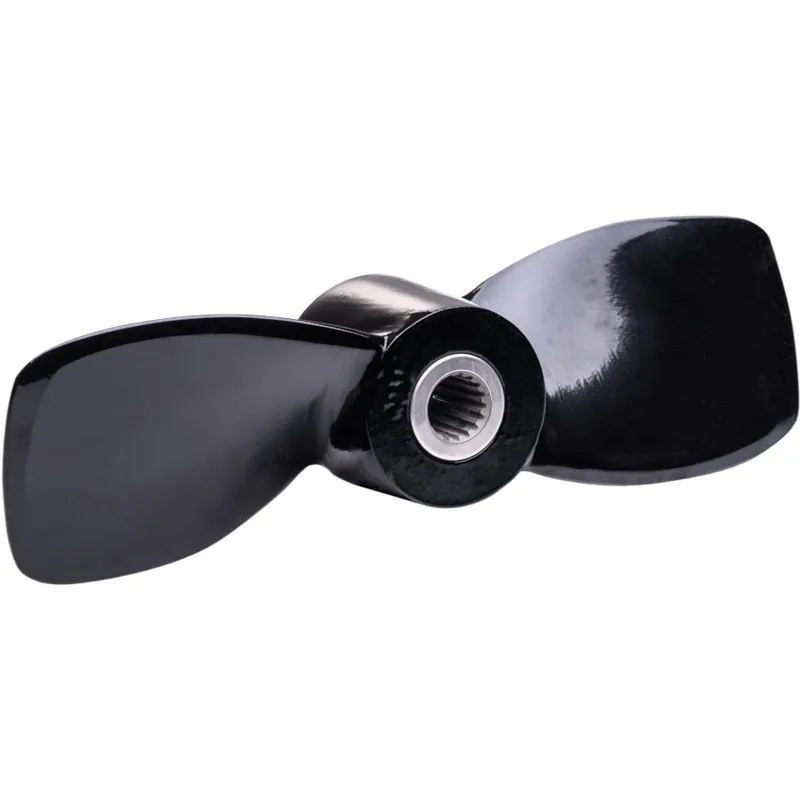 Propeller 2-Blatt feststehend Aluminium für Sail Drive 17x16 LH Versand Am Gleichen Tag