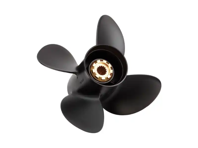 Wochenendangebot Mercury / Mariner Aluminum 4-Blade Propeller 40 - 115 HP 4-Stroke | 40 - 140 HP 2-Stroke | 15 tooth spline