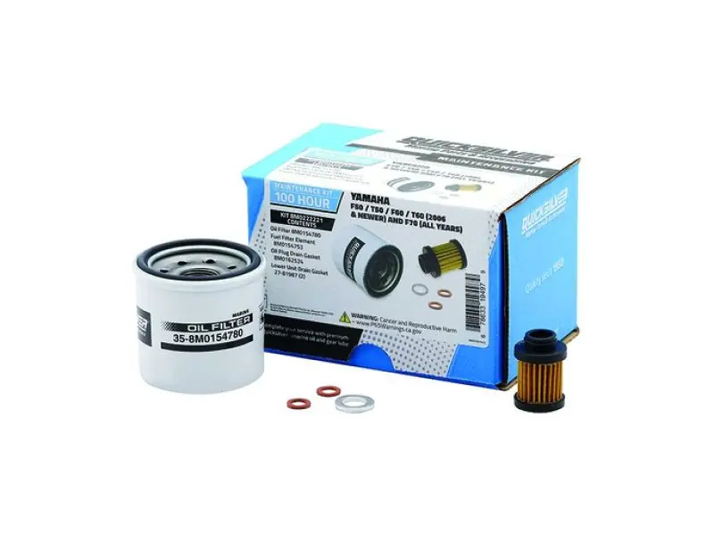 Sonderaktion Quicksilver Wartungskit Yamaha F50 / T50 / F60 / T60 (2006+), F70 (All) (8M0222221)