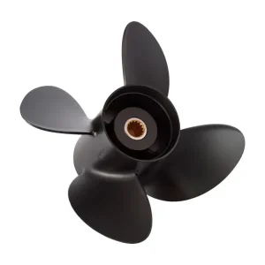 Johnson Evinrude / OMC Aluminum 4 Blades Propeller 90 bis 300 PS | 800/Cobra/King | 15 Tooth Spline | 11 bis 23 Pitch Expressversand