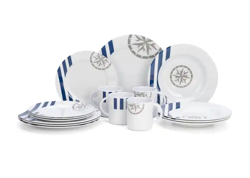 Geschirrset MARINA / 16-teilig Heißes Angebot