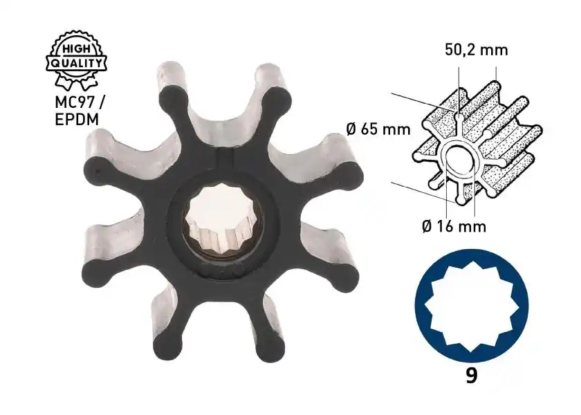 Top-Qualität Impeller / MC97 / 8 Flügel / Typ 9