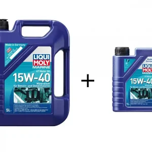 Günstig Marine 4T Motoröl 15W-40 / 5 l + 1 l