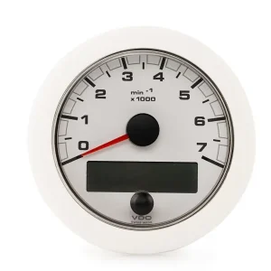 Oceanlink Master-Drehzahlmesser / 7000 U/min / 85mm / weiß Markenware