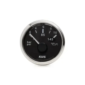 Premium NMEA2000 Öldruck-Anzeige / 0-10 bar / 52 mm