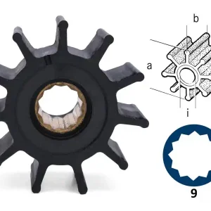 Handgefertigt Impeller für Yanmar / Nanni