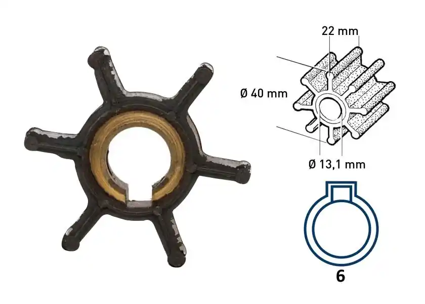 Heißes Angebot Impeller für Yamaha Außenborder