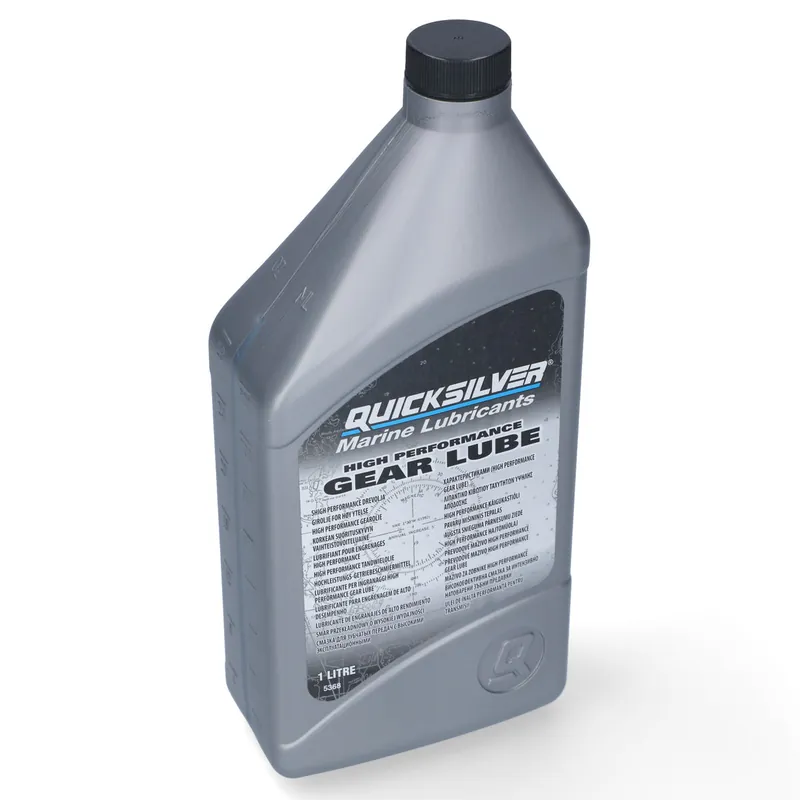 Weltweiter Versand Quicksilver Getriebeöl 1L, SAE 90 Hochleistungs-Getriebeschmiermittel für Mercury MerCruiser Z-Antriebe & Außenborder, Schutz vor Verschleiß und Korrosion