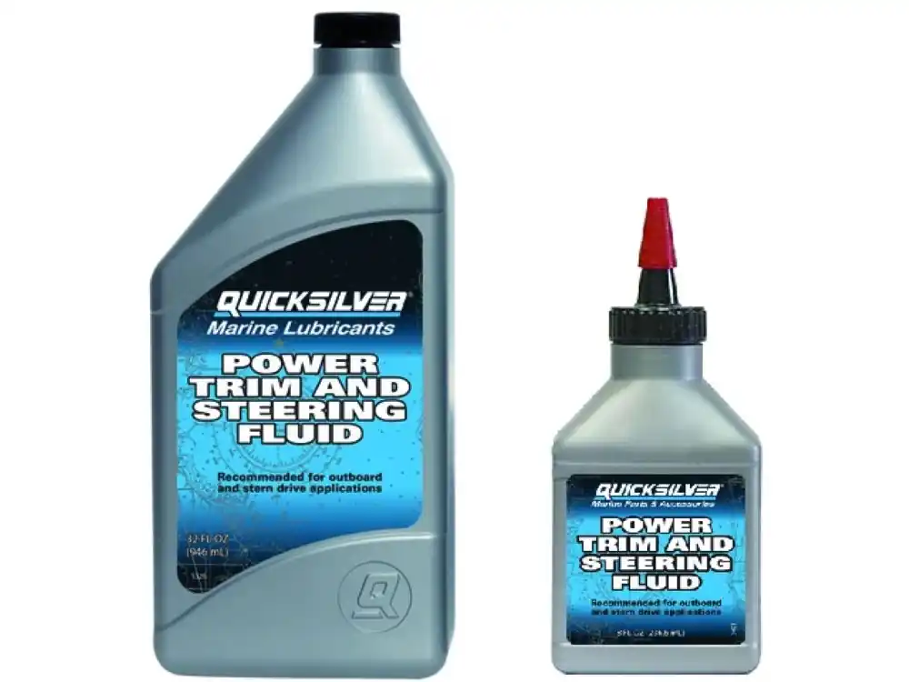 Quicksilver Hydrauliköl für Trimm- und Lenksysteme - 240 ml - Hochleistungs-Fluid für präzise Steuerung - 240 - 946 ml Geld-Zurück-Garantie