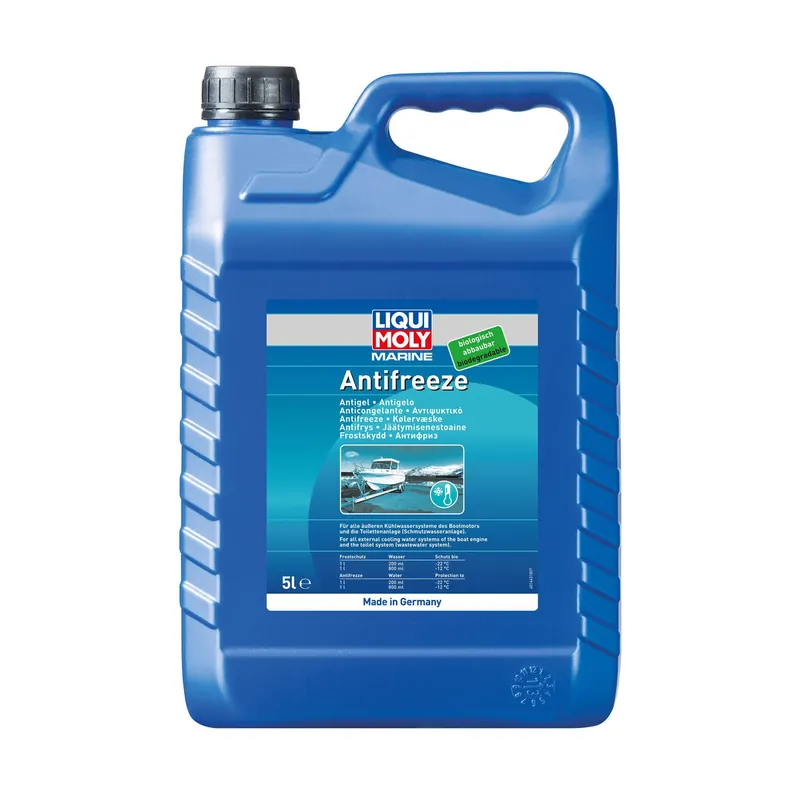 LIQUI MOLY Marine Antifreeze | 5 L | Kühlerfrostschutz | Frostschutzmittel Boote biologisch abbaubar und umweltfreundlich Versand Am Gleichen Tag