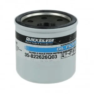 Quicksilver Ölfilter Originalersatzteil für 4-Takt Aussenborder, Motorfilter, Originalteil für Garantieschutz Finale Aktion