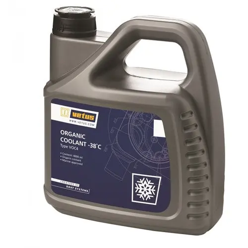 Neu Vetus Kühlmittel 4,0l organisch für Gusseisen, Stahl, Aluminium, Kühlflüssigkeit, moderne Formel