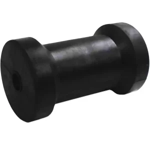 Kostenfreie Lieferung Kielrolle Gummirolle Schwarz 125mm hochwertiger Gummi, Bootszubehör, langlebig