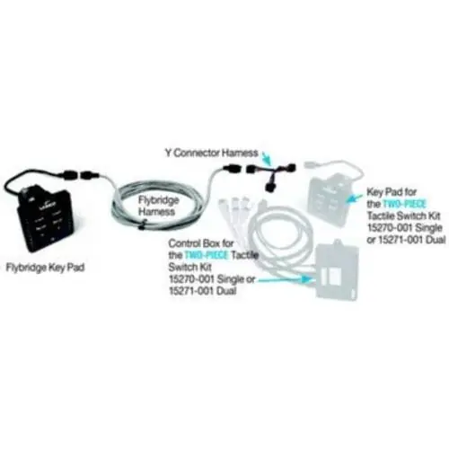 Lenco LED-Tastatur Flybridge-Standard, LED-Steuerung, Y-Anschluss Solange Der Vorrat Reicht