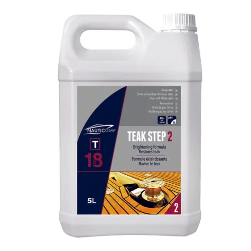 Top-Seller NAUTICclean Teak Aufheller 5 L, Teakreinigungsmittel, speziel für Teak strahlender Glanz