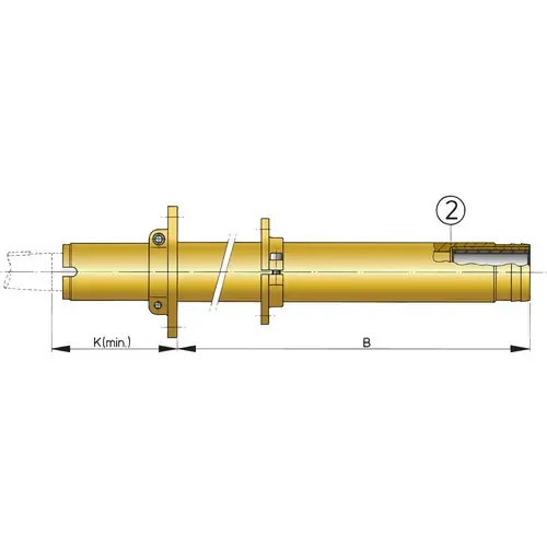 Rabatt Vetus Zweites Lager für Stevenrohr 30 mm, Ersatzteil, Modell XYZ123, schwarz, robustes Design