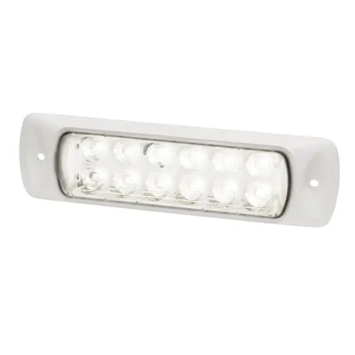 Jetzt Zugreifen Hella LED Deckscheinwerfer 9-33V, Bootsbeleuchtung, wasserfest und energieeffizient, 250g, 200 Lumen
