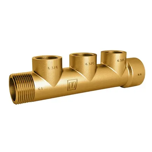 Im Trend Vetus Verteiler Seewasserbeständige Bronze, Marine Fitting, 1x G3/4 Innen- + Außengew.