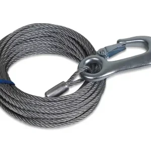 Trailerwinde 725kg mit Stahlseil 7,5m, Seilwinde, formgegossener Hebel für einfache Drehung Neu