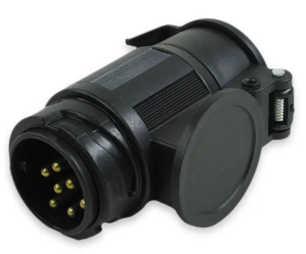 Adapter 13/7-polig Anhänger Trailer, stoßfestes ABS-Kunststoff, Federdeckel Schutz Großhandel
