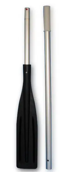 Paddel zerlegbar aus eloxiertem Aluprofilrohr, Kajakpaddel, bruchfestes ABS-Kunststoffblatt, 180 cm Kostenloser Versand