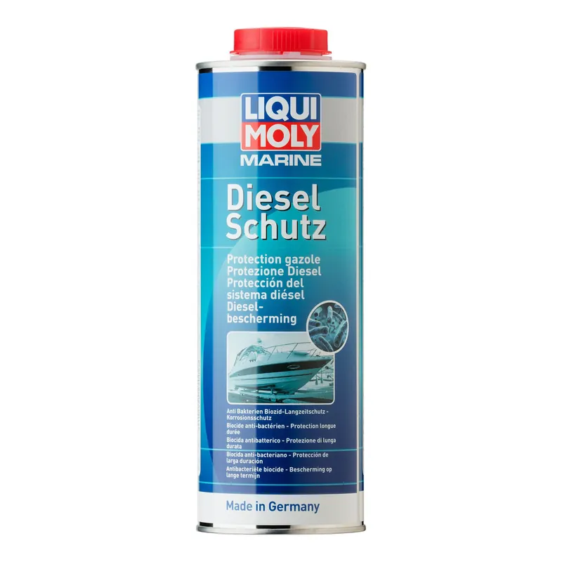 LIQUI MOLY Marine Diesel Schutz Kraftstoffsystem Reiniger, Biozid für vorbeugende Anwendung und Langzeitkonservierung - 500 ml - 1 l Original