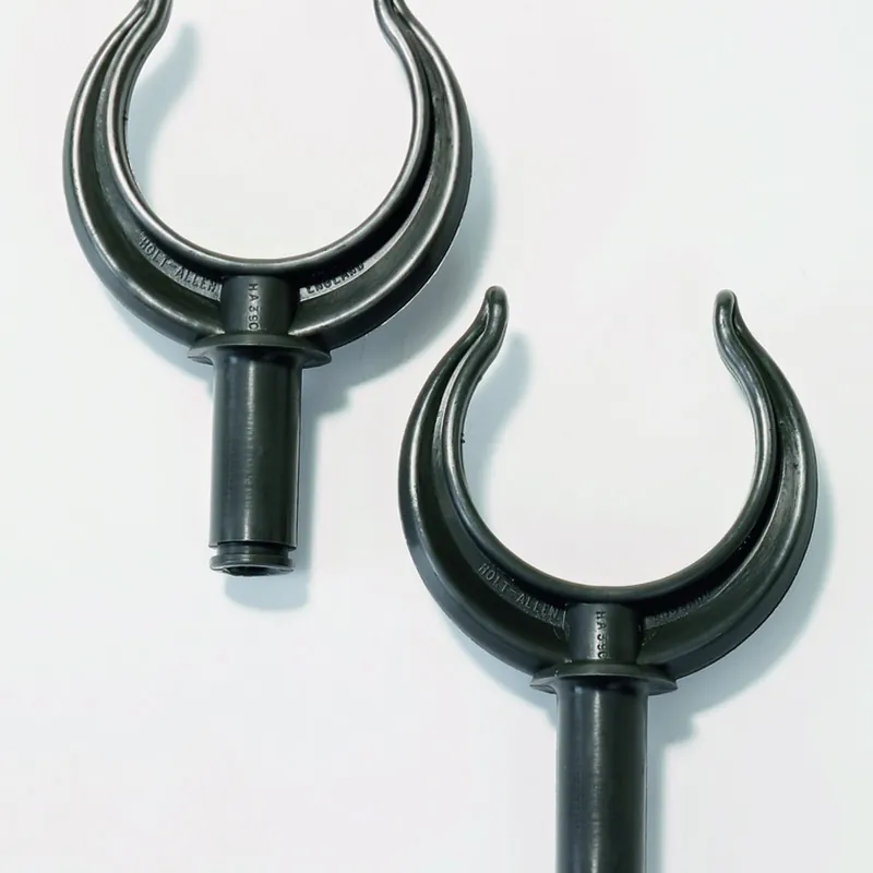 Nur Heute Ruderdolle Nylon Schwarz, Paddelhalter, Innen-Ø 63 mm, Zapfen-Ø 18 mm, Gabelweite 50 mm, 2 Stück