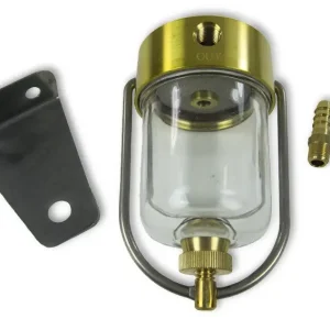 Großhandel Benzin-Wasserabscheider Messing, Kraftstofffilter, max. 100 L/Std. Durchlaufmenge, inkl. Schlauchanschlussnippel Ø 8 mm