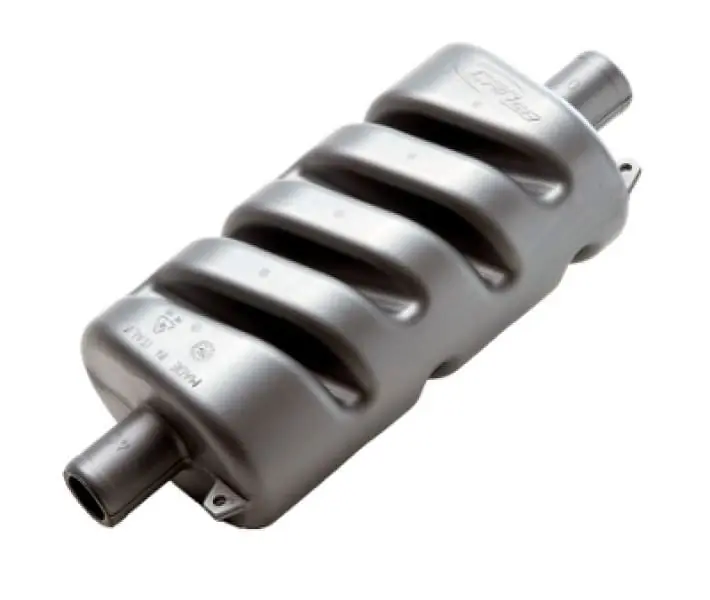 Online Kaufen Schalldämpfer Ø50mm Max. 40 PS, 150 mm x 105 mm x 372 mm