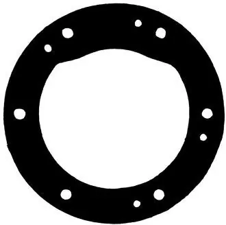 Dichtung für Pumpe 10 Loch, YANMAR 2 - 3 GM + HM, 124223 - 42110 FERSK Kostenloser Rückversand