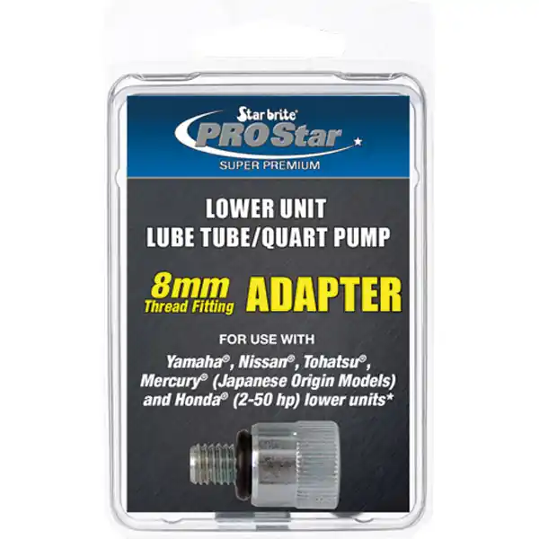 Star Brite, Adapter 8mm til gearoliepumpe - Yamaha, Nissan, Tohatsu & Honda (2-50 hp) Markenware