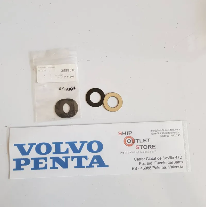 Handgefertigt Wear washer 3589516 Volvo Penta