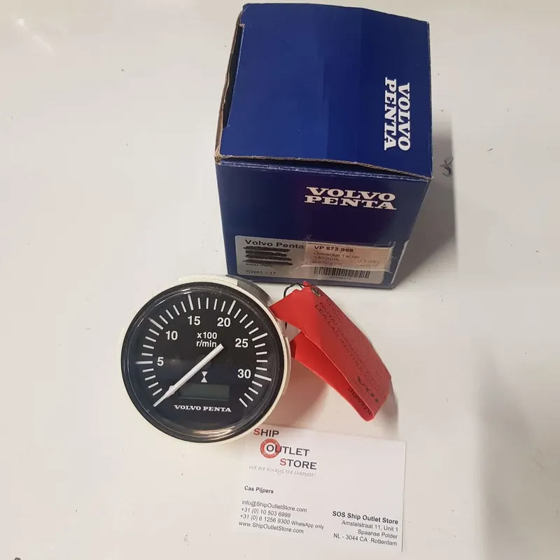 Drehzahlmesser 3000 U / min Volvo Penta 873998 - 23715874 Hochwertig