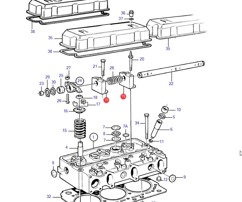 Lagerblock Volvo Penta 1665204 Preiswert