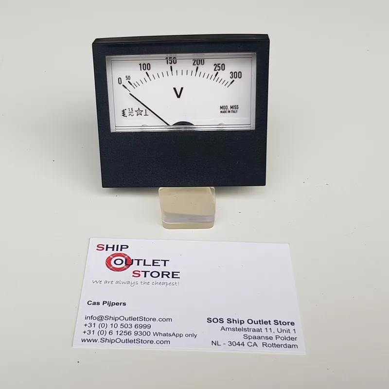 Preiswert Panel Voltmeter 0 - 300V AC 74 x 64 mm