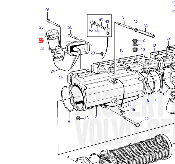 Schlauch Volvo Penta 866689 Billig