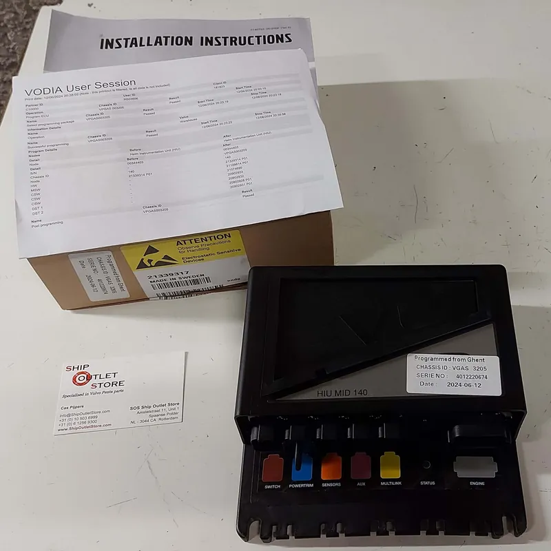 Weltweiter Versand Steuergerät HIU MID EVC-C Volvo Penta 21339317 - 21339314