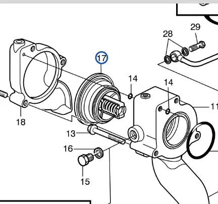 Markenware Thermostat Volvo Penta 21613426