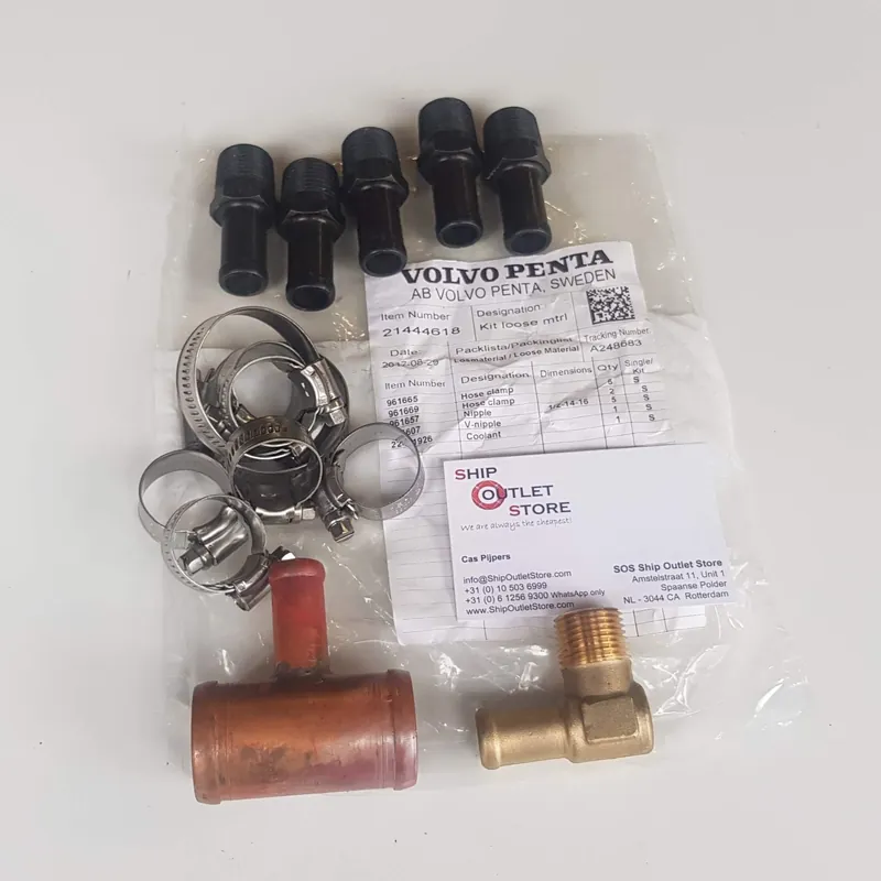 Im Trend Warmwasseranschlussset für Warmwasserbereiter Volvo Penta 21339078
