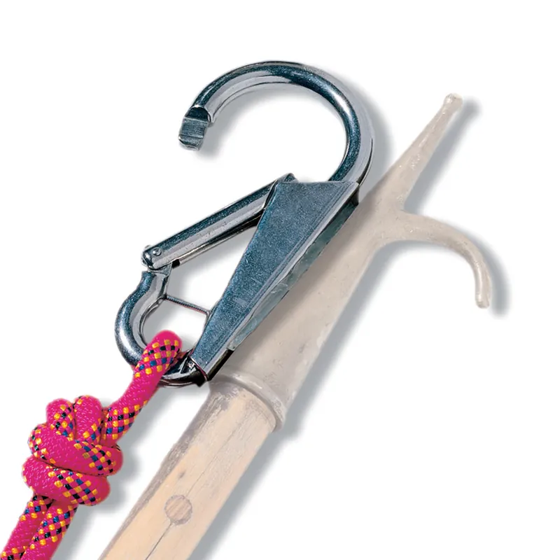 Edelst.-Bojen-Karabinerhaken 160mm Finale Aktion