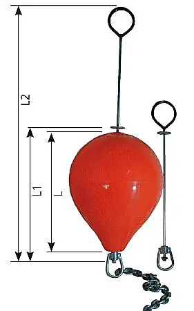POLYFORM Bojenkörper CM-2 - 360mm Durchm. ROT Limited Edition