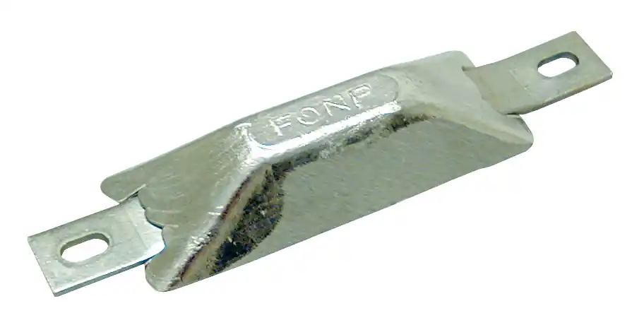 Sonderaktion Rumpf-Zinkanode 200g rechteckig flach 110x35x15mm