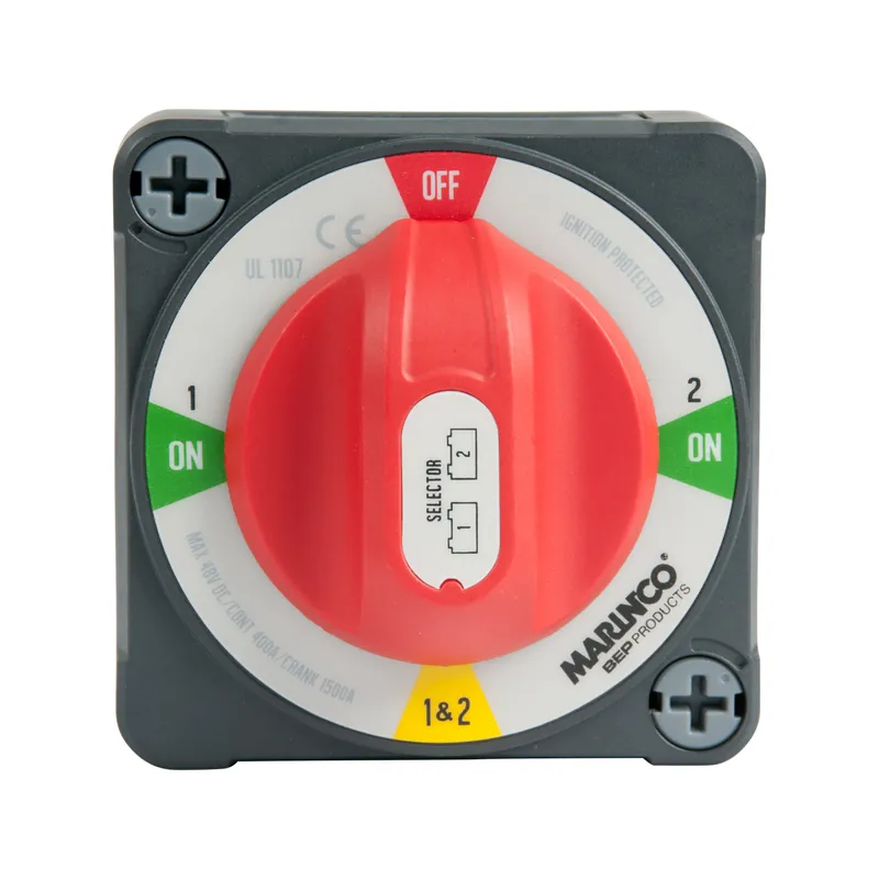 BEP Pro-Install Batteriewahlschalter Plus Standard Zertifiziert