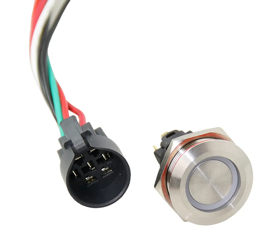 Markenware Wasserdichter Taster 22mm LED grün/rot