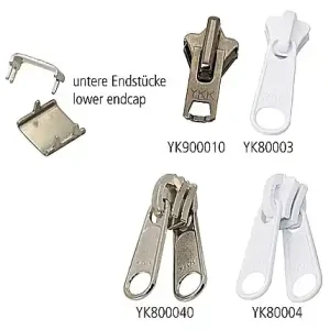 Endstücke unten Edelstahl für No.9 VP=10 Stück Nur Heute